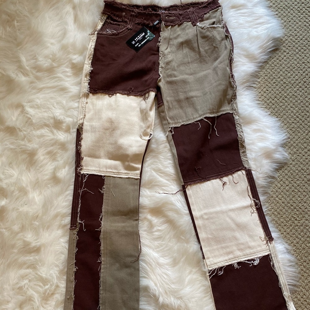 Jaded London Patchwork Denim Jeans